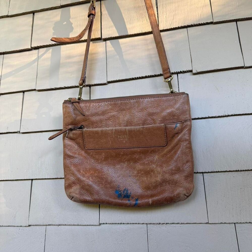 Fossil Women's Brown and Tan Bag